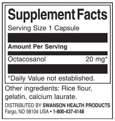 Octaco<tc>san</tc>ol 20 mg | Force maximale - 30 capsules