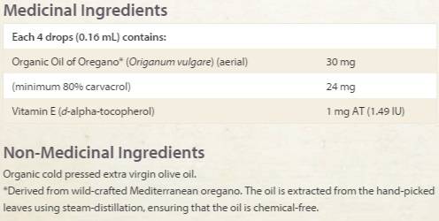 Huile d'origan - 60 ml