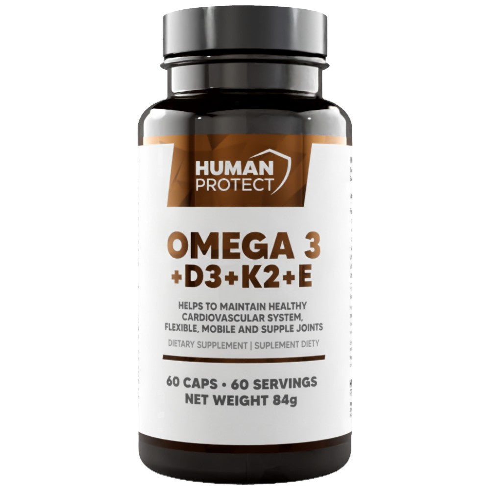 Omega 3 + D3 + K2 + E 60 Capsules