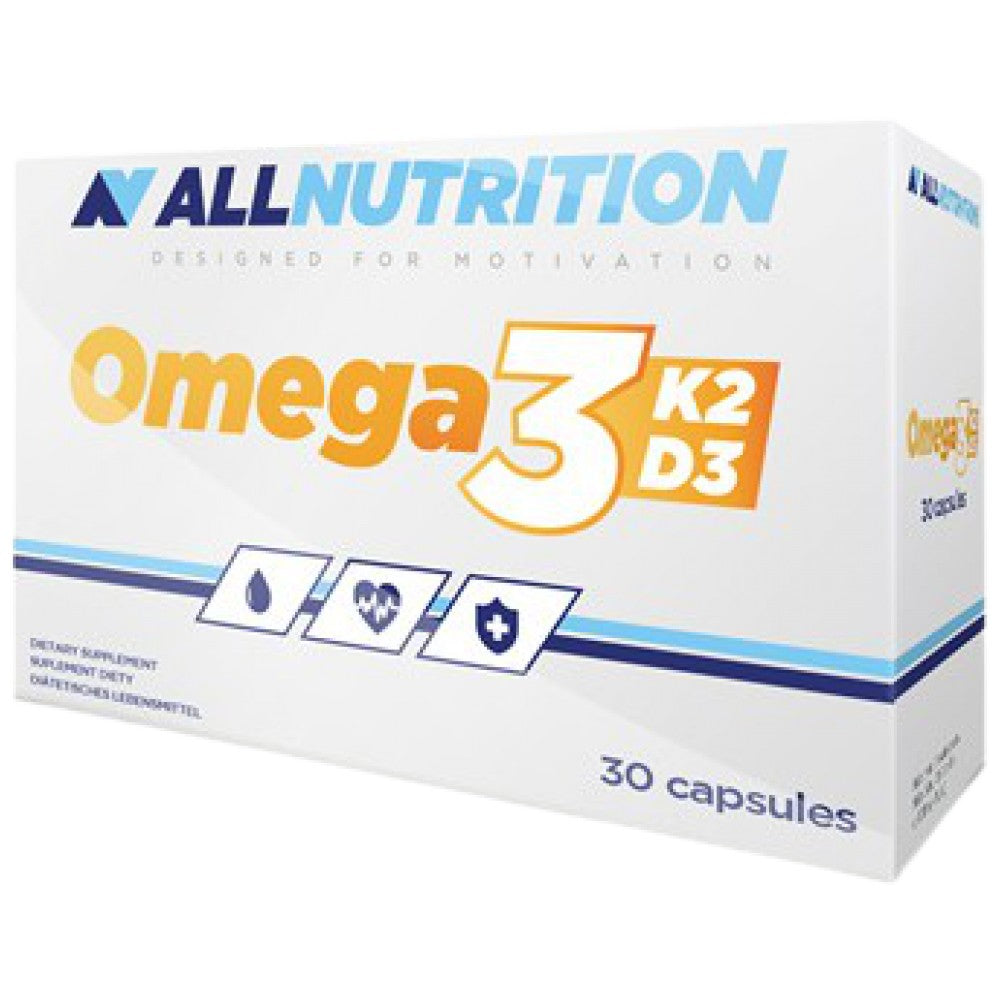 Omega 3 + K2 D3 - 30 capsules de gel