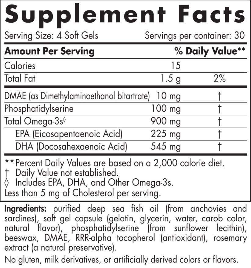 Omega Focus junior - 120 capsules de gel