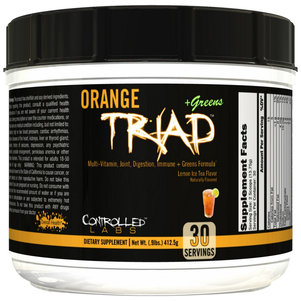 Orange Triad + Greens Powder - 412 grammes