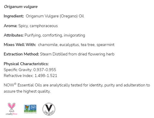 Huile d'origan | 100% pur origanum vulgare - 30 ml