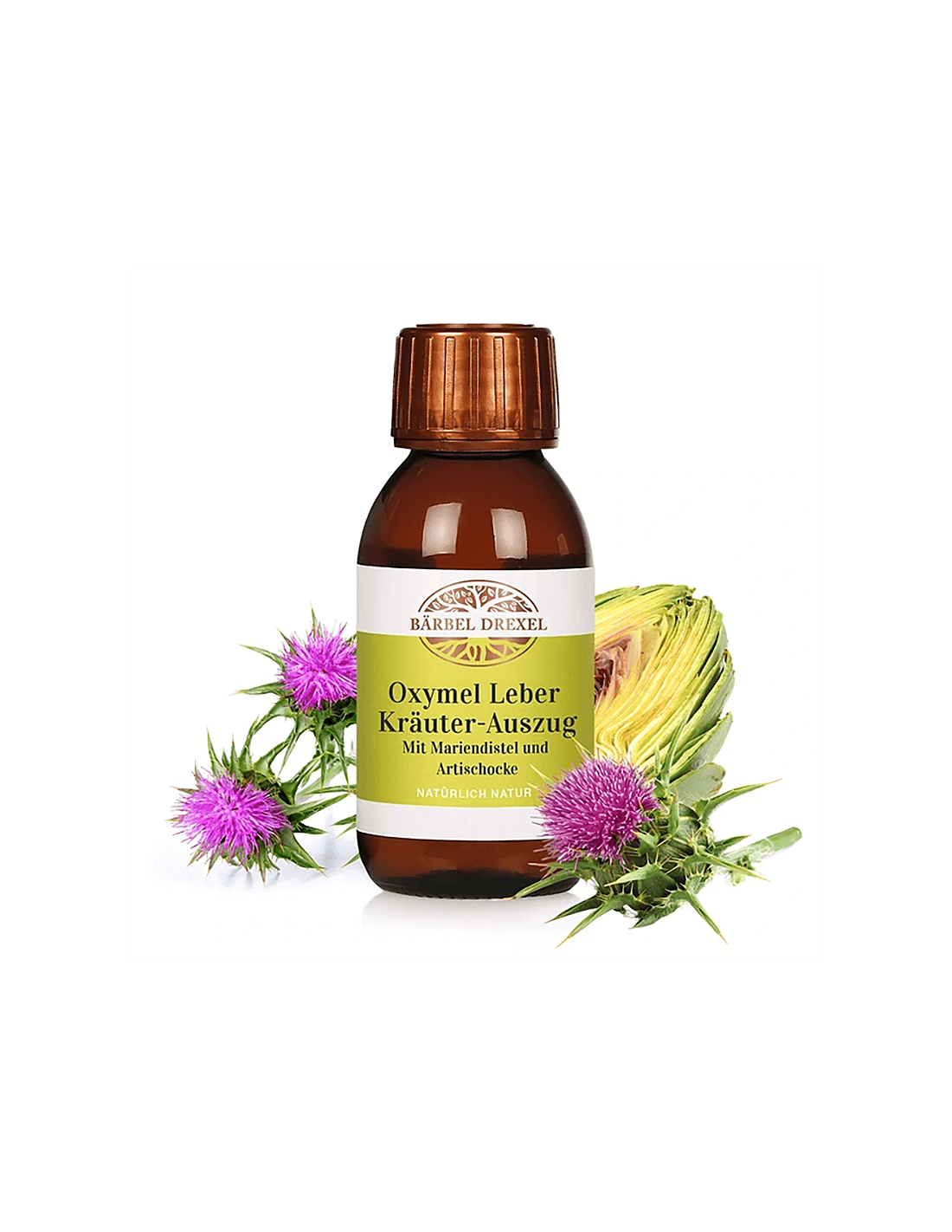 Formule liquide pour le foie et la vésicule biliaire - Oxymel - avec chardon-Marie, artichauts et pissenlit, 100 ml
