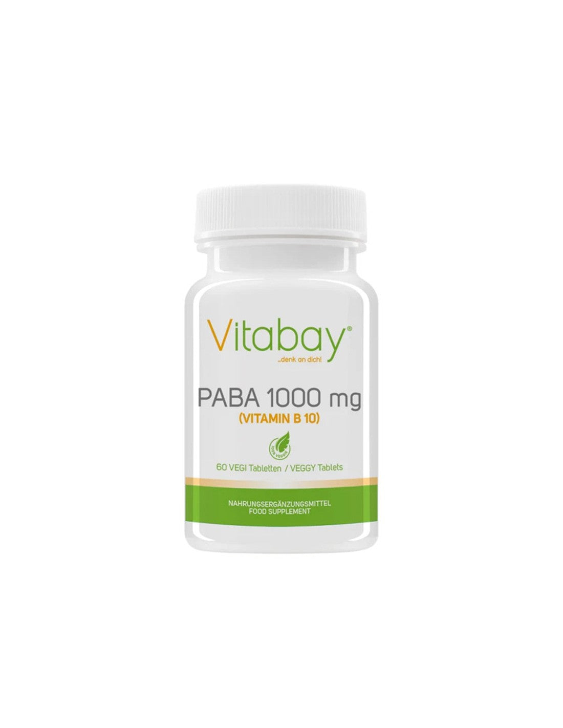 PABA (vitamine B10) - Acide paraaminobenzoïque, 1000 mg x 60 comprimés