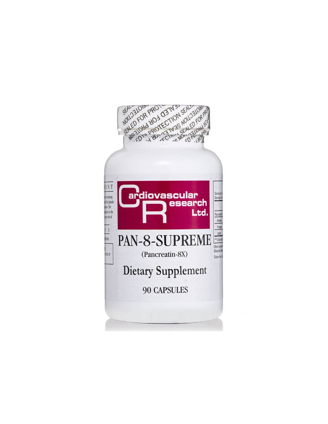 Complexe enzymatique pan-8-Supreme - pour une bonne digestion et un confort de l'estomac, 90 capsules