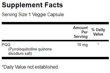PQQ 10 mg/pyrroloquinoline quinone - 30 capsules