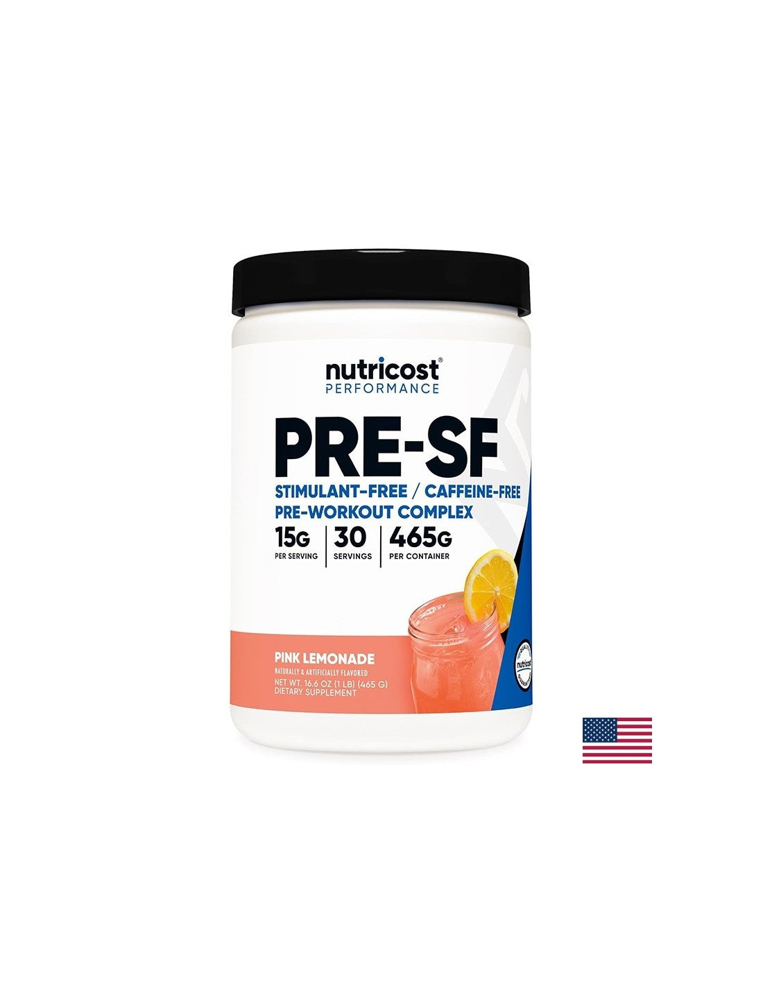 Pré-SF complexe pré-entraînement, poudre de 450 g, avec saveur de limonade rose, 30 doses