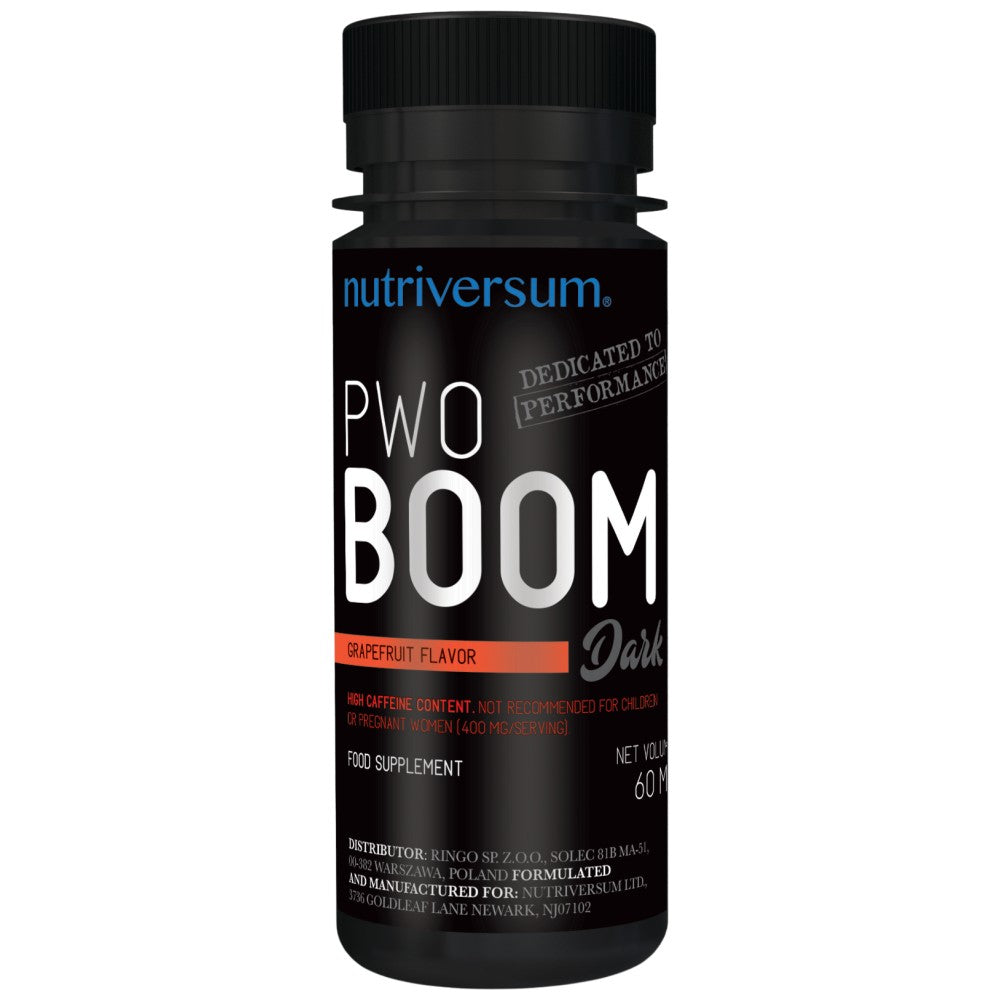 PWO Boom | Tir pré-entraînement - 60 ml