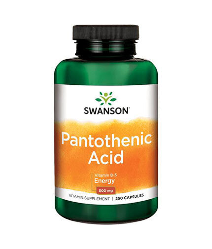 Acide pantothénique 500 mg - 250 capsules