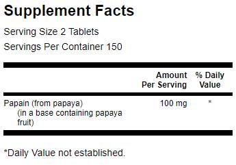 Papaya suprême 50 mg - 300 comprimés