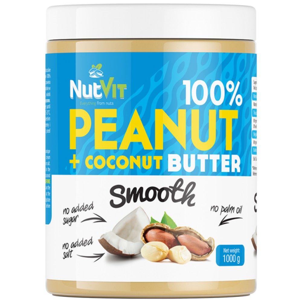 Beurre d'arachide + beurre de noix de coco - 1000 grammes