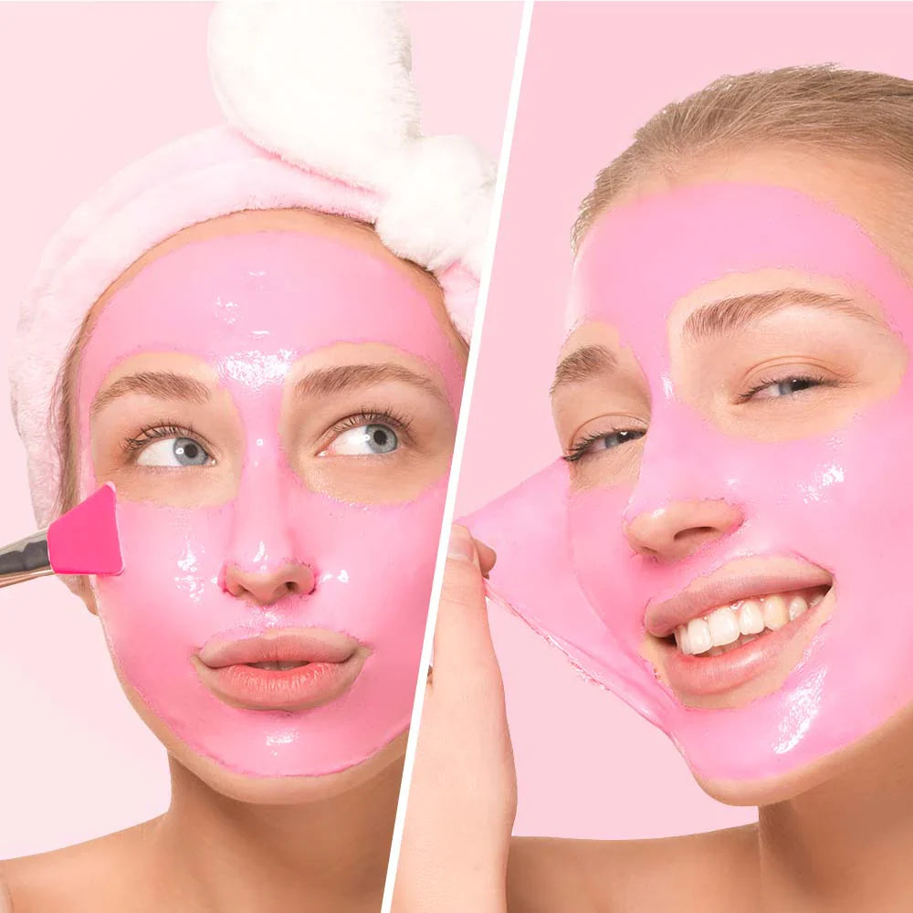 Masque de pelage hydratant avec charbon activé et argile rose - 75 ml