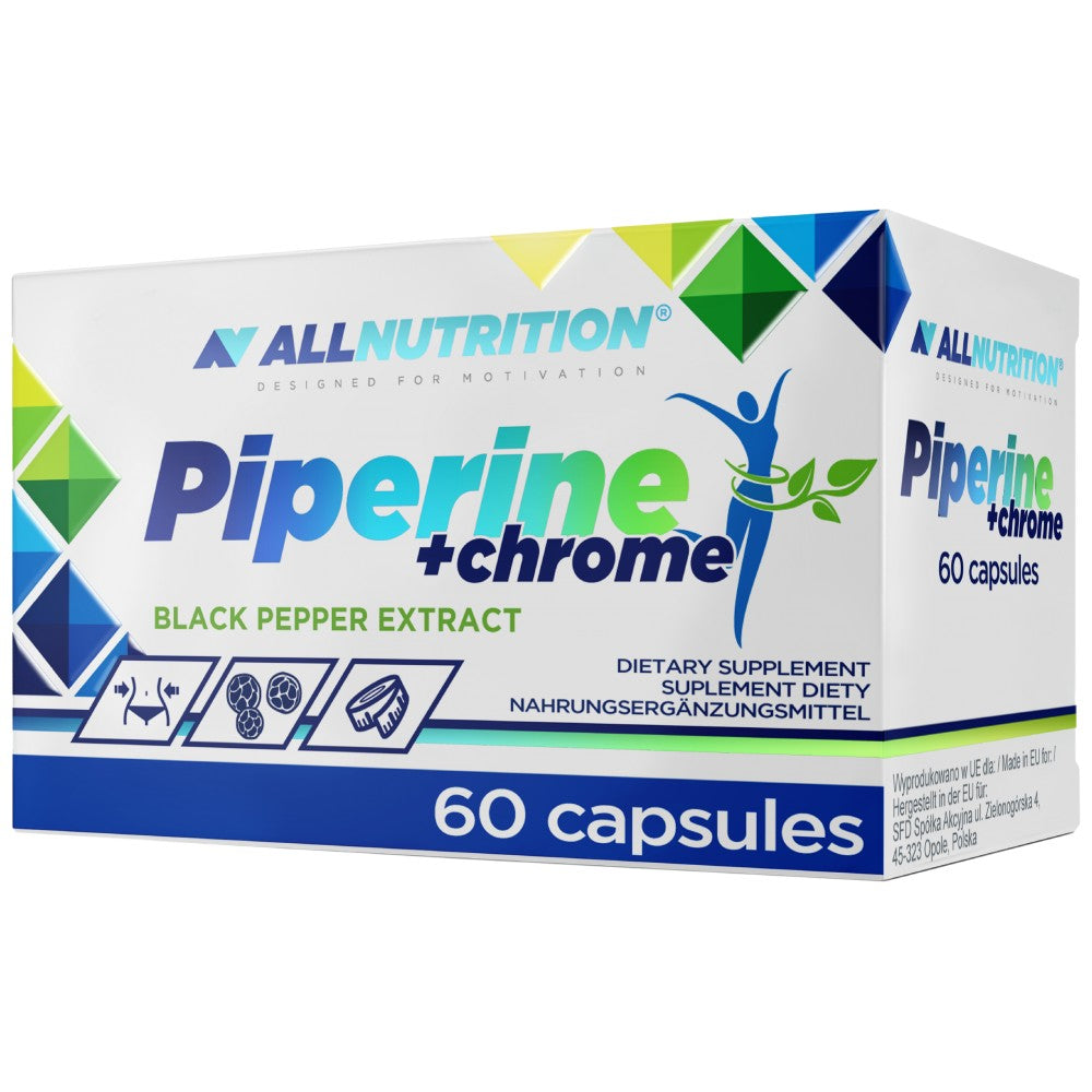 Pipérine + chrome - 60 capsules