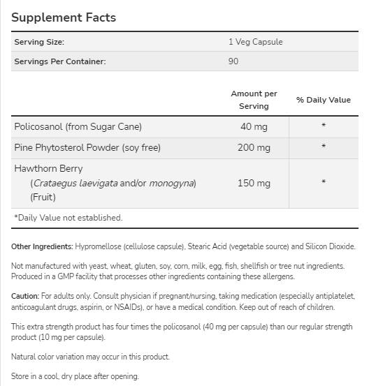 Polico<tc>san</tc>ol 40 mg | Extra Fort - 90 gélules