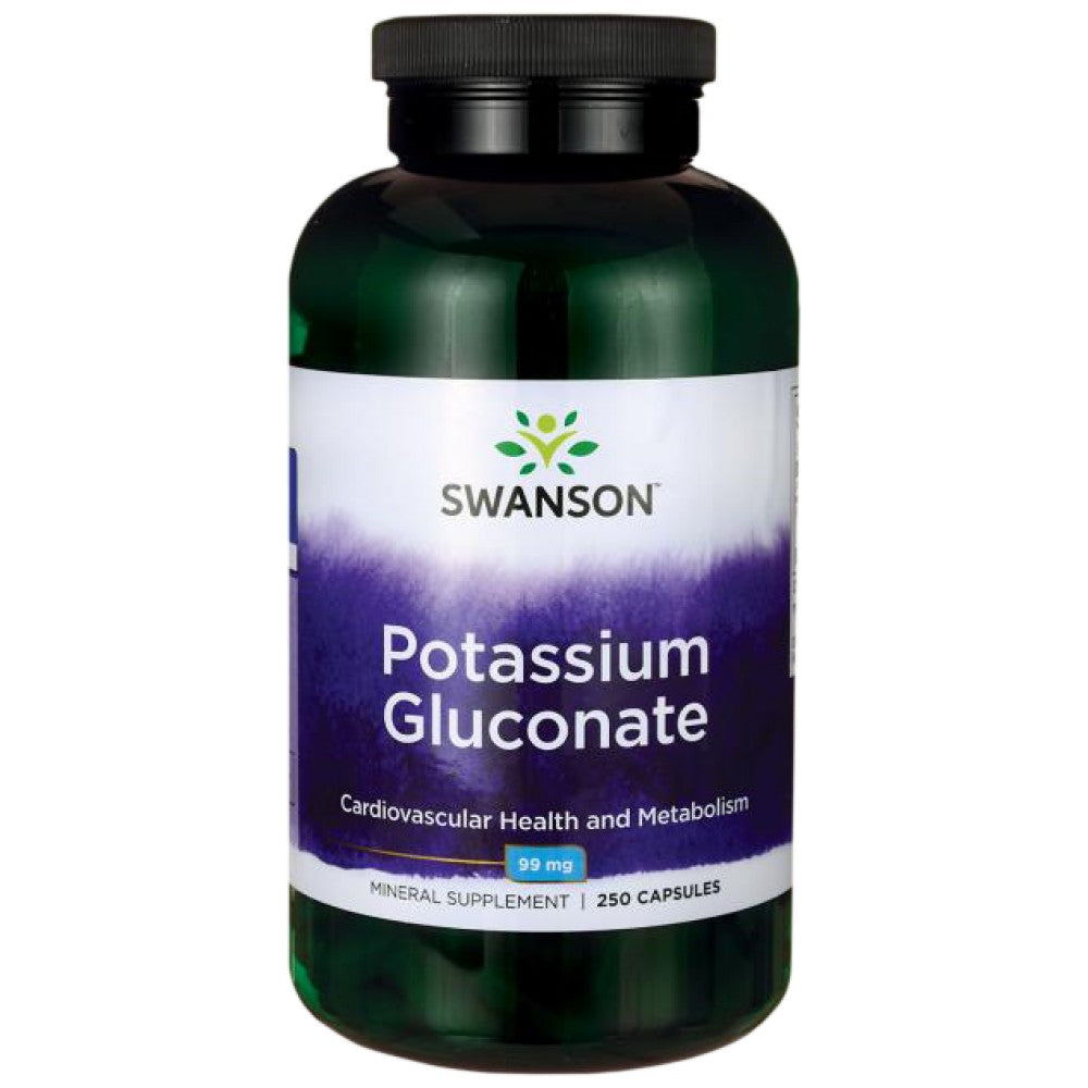 Gluconate de potassium 99 mg 250 capsules