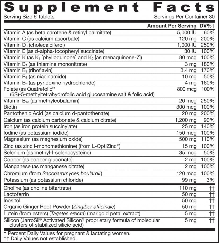 Comprimés prég natal 180
