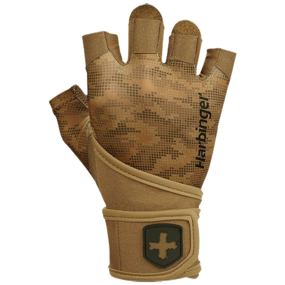 Gants pour hommes en wraps 2.0/avec des goujons - camouflage beige