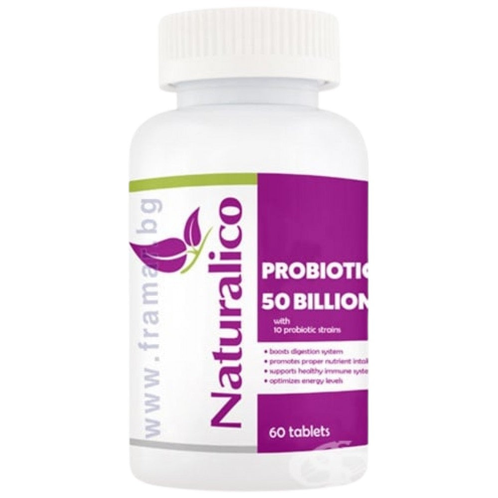 Probiotique 50 milliards - 60 comprimés