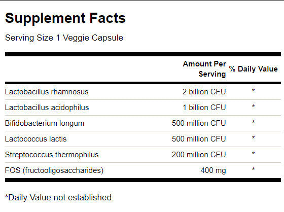 Complexe probiotique 4 milliards de capsules CFU - 120