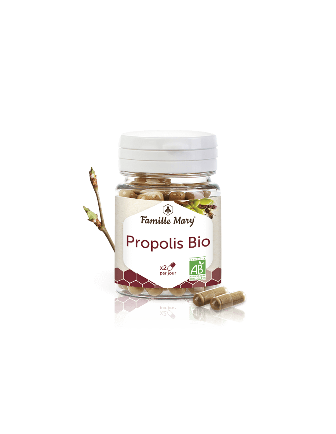 Propolis bio/bio propolis, 50 capsules Famille Mary