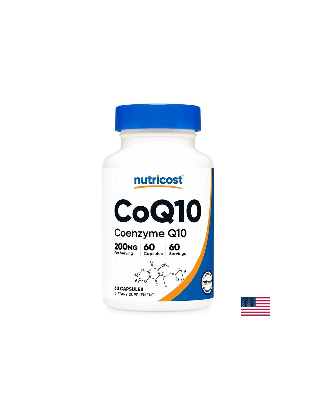 Un antioxydant puissant pour un cœur sain - Coenzyme Q10, 200 mg x 60 capsules