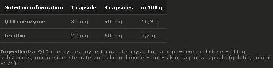Coenzyme Q10 30 Caps. OLYMPE