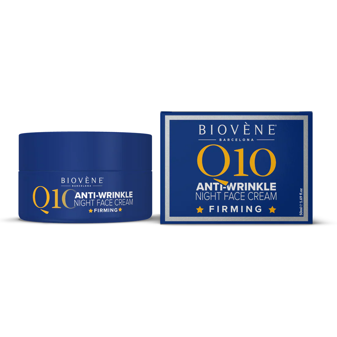 Crème de nuit avec Q10 pour la restauration et le lissage - 50 ml