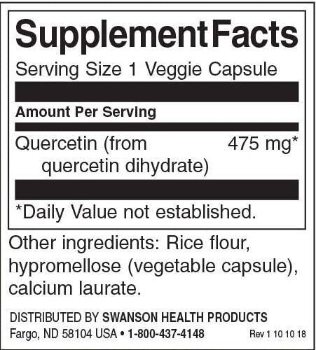Quercétine 475 mg - 60 capsules