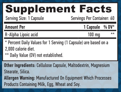 R-alpha acide lipoïque/60 VCAP