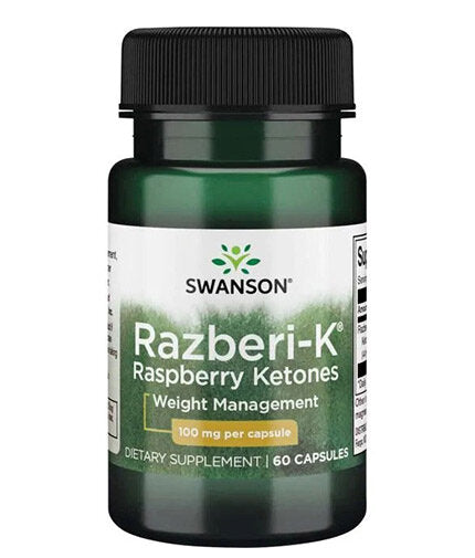 Razberi - K 100 mg | Cétones de framboise - 60 capsules