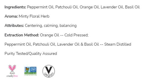 Paix et harmonie | Mélange d'huile apaisant - 30 ml