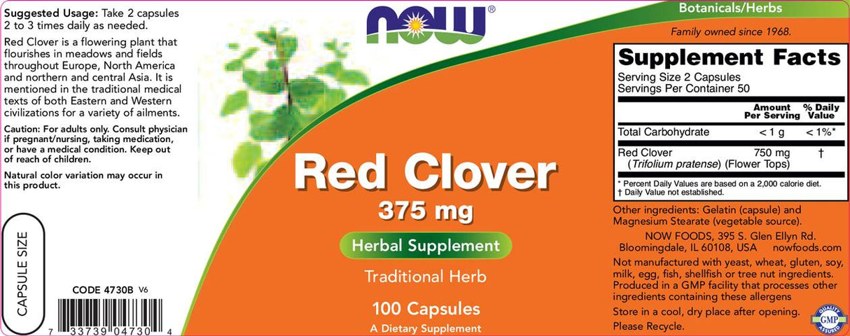 Trèfle rouge 375 mg - 100 capsules