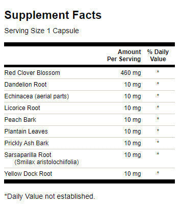 Combinaison de trèfle rouge 540 mg - 100 capsules