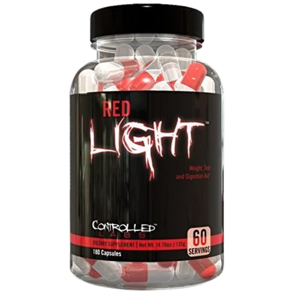 Lumière rouge | Poids thermogène, test et aide digestive - 180 capsules