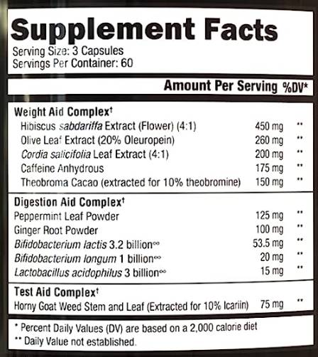 Lumière rouge | Poids thermogène, test et aide digestive - 180 capsules