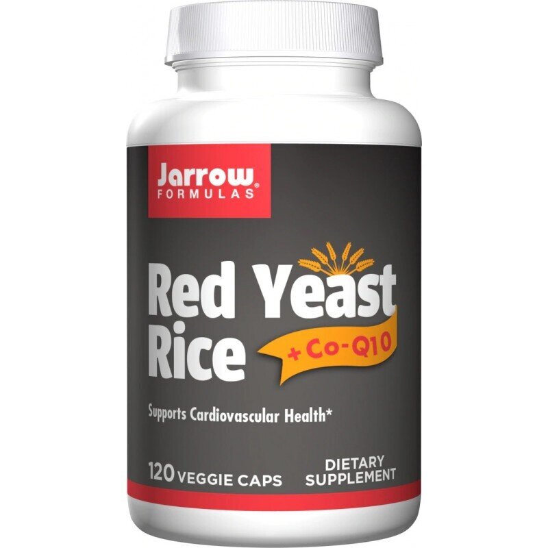 Riz de levure rouge 1200 mg + CoQ10 100 mg - Riz de levure rouge + coenzyme Q10 120 Caps