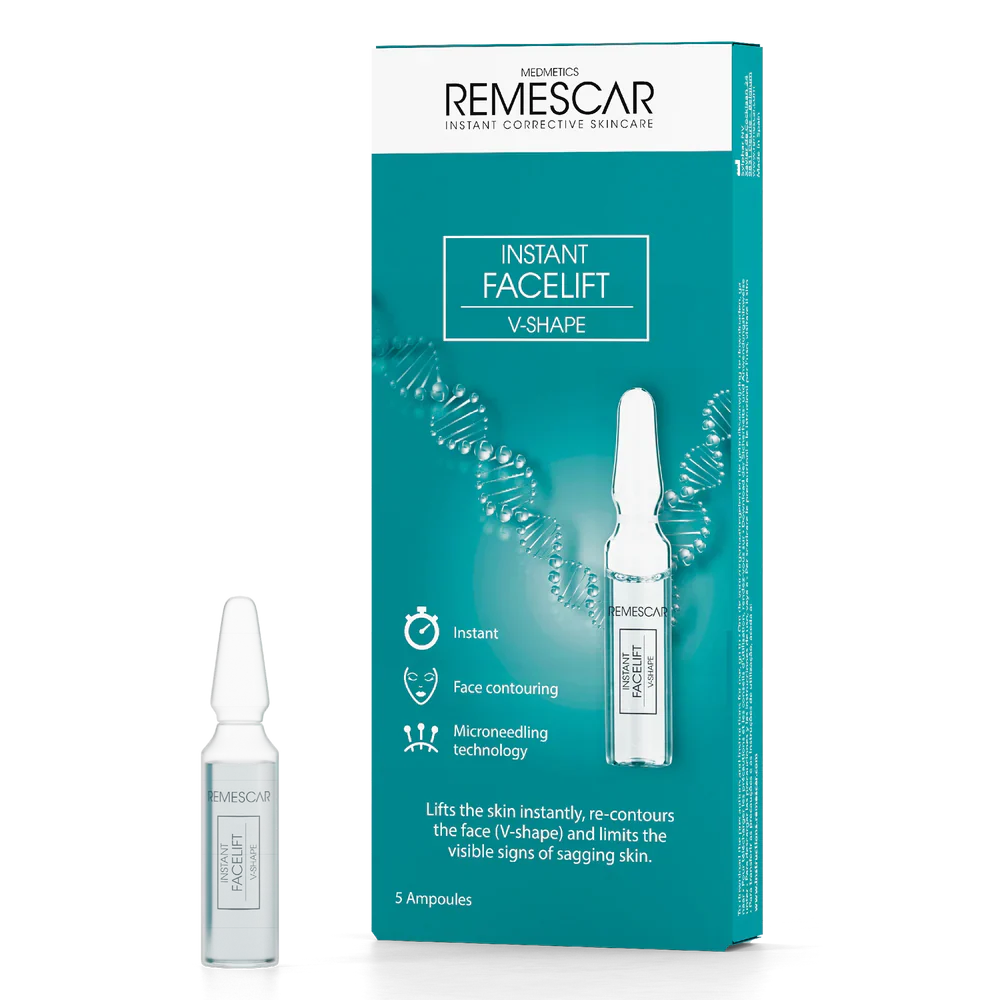 Remesacar ampoules pour le levage instantané et le contour facial en forme de V 5x2 ml