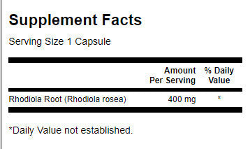ROCK ROSEA ROSEA 400 mg - 100 capsules