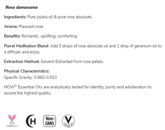 Huile absolue rose | Rosa Damascena - 30 ml