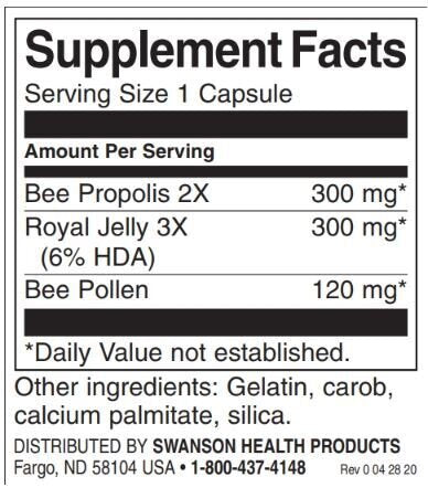 Royal Jelly propolis Complex 300 mg - 60 capsules