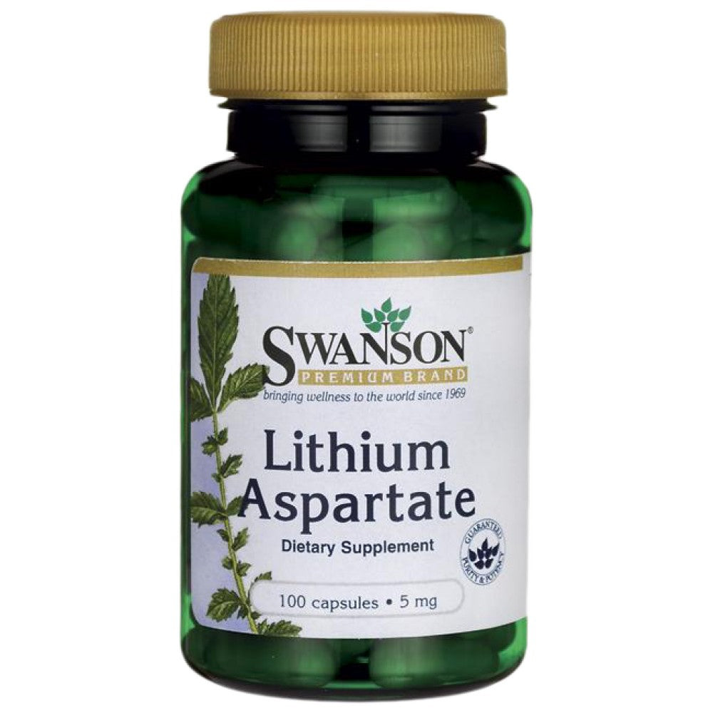 Aspartate de lithium 5 mg 100 capsules