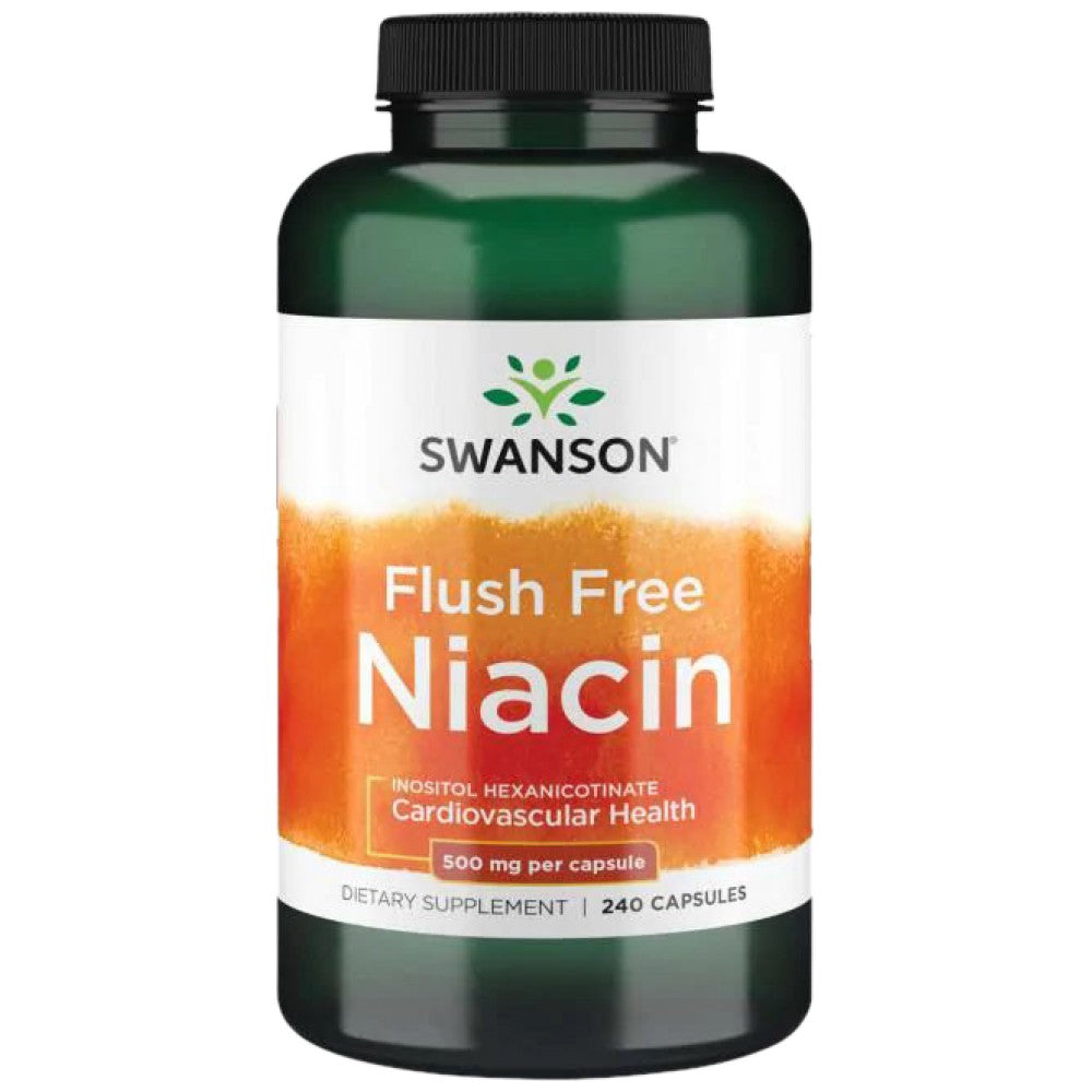 Rinçage de la niacine 500 mg - 240 capsules