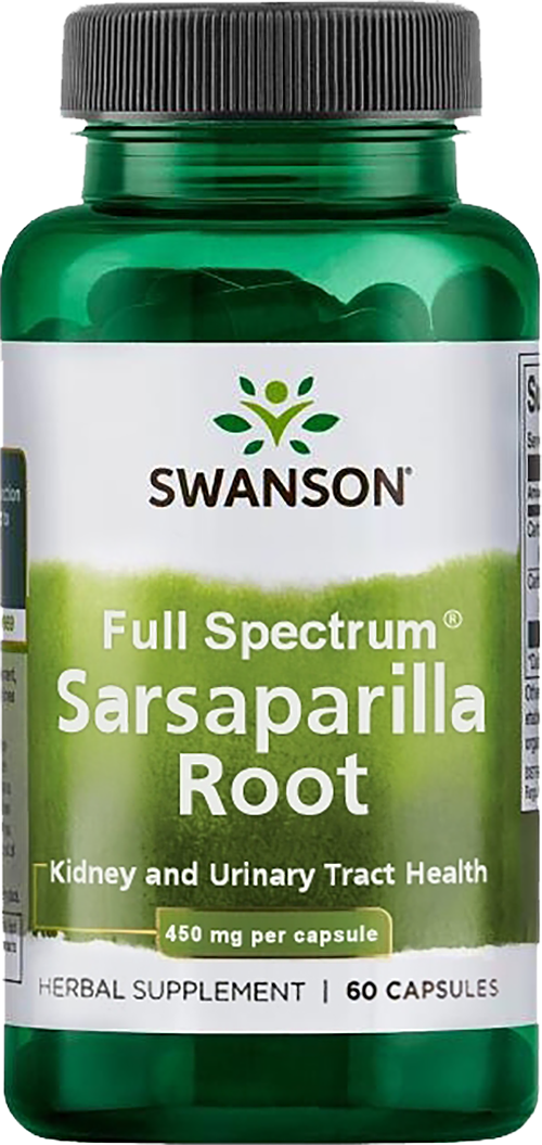 Racine de Sarsaparilla 450 mg - 60 capsules