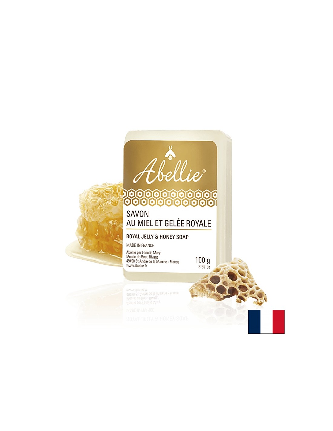 Savon avec du miel et de la gelée royale - Savon Au Miel et Gelée Royale, 100 g