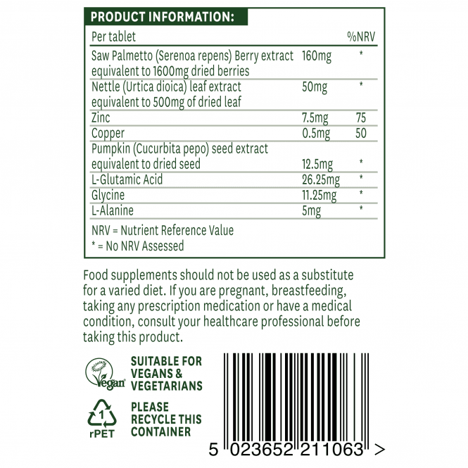 Saw Palmetto Complex 60 comprimés naturesaid