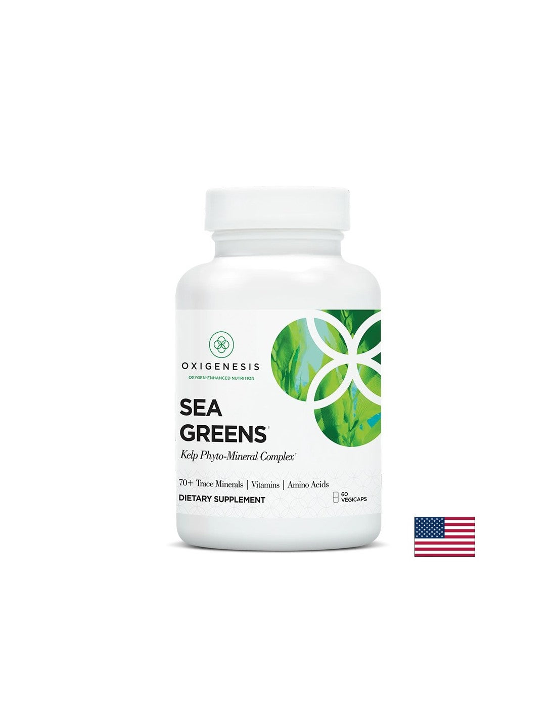 Complexe phytominéral + Greens de la mer de Kelp, 60 capsules
