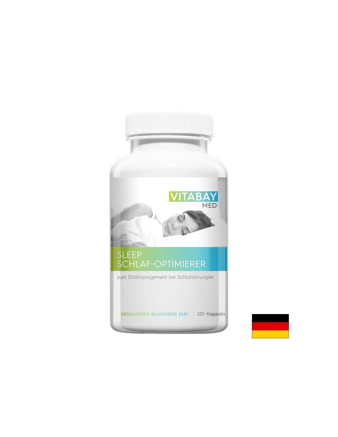 Stress et bonne humeur - Baume de citron somnifère Schlaf Optimizer Med®, 300 mg x 120 V capsules