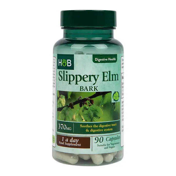 Écorce d'orme glissante 370mg 90 Capsules Holland & Barrett