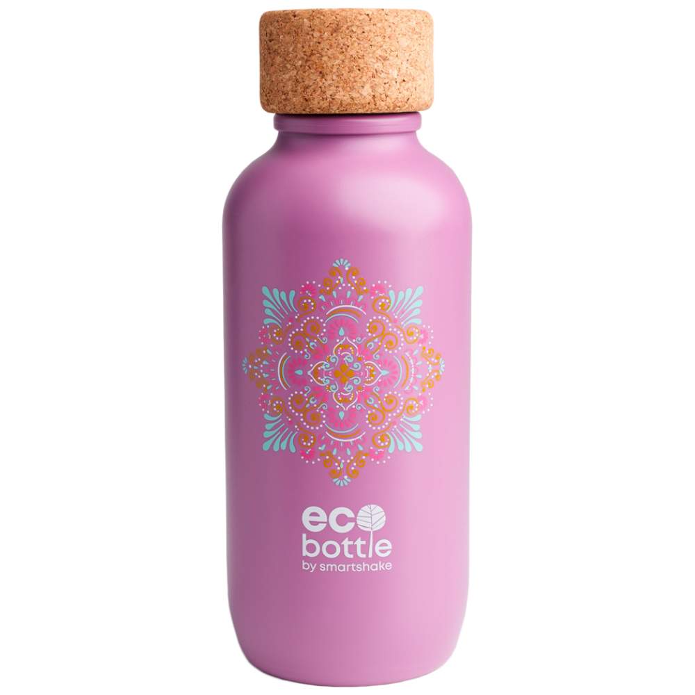 Bouteille éco intelligente | Mandala rose - 650 ml